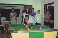  Pool table in the entertainment hall